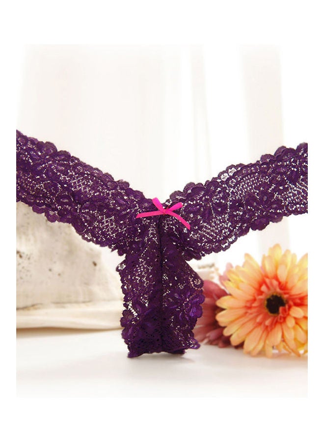 Women's Briefs Underwear Panties Purple - Image 1