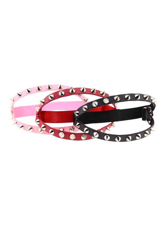 Fashion Punk Women Spike Leg Ring Stocking Body Jewelry Light Coffee - Image 4