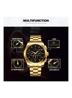 Generic Automatic Mechanical Time Date Week Display Glowing Pointer 30M Waterproof Male Fashion Watches Masculine Wristband For Business Daily Life  - Image 4