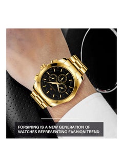 Generic Forsining Men Automatic Mechanical Time Date Week Display Glowing Pointer 30 M Waterproof Male Fashion Watches Masculine Wristband  - Image 3