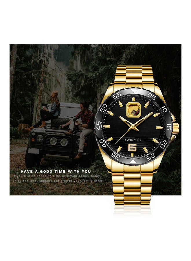 Generic Forsining Men Automatic Mechanical Accurate Time Transparent Back Glowing Pointer 30 M Waterproof Male Fashion Watches Masculine Wristband  - Image 5