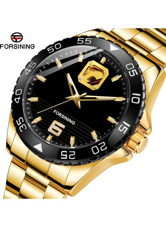 Forsining Men Automatic Mechanical Accurate Time Transparent Back Glowing Pointer 30 M Waterproof Male Fashion Watches Masculine Wristband - v1606940997/N42720795A_6