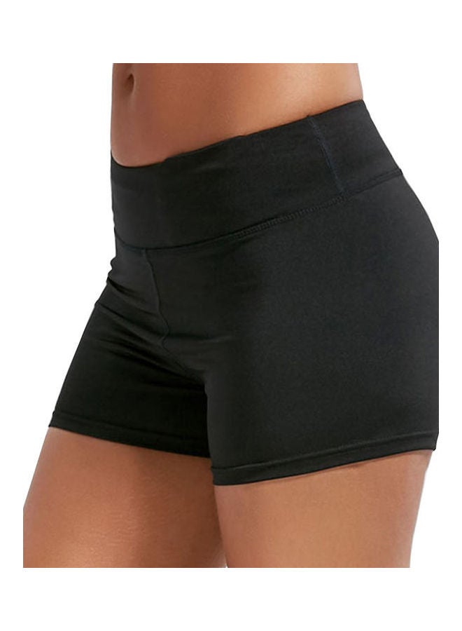 Solid Running Shorts Black  - Image 4