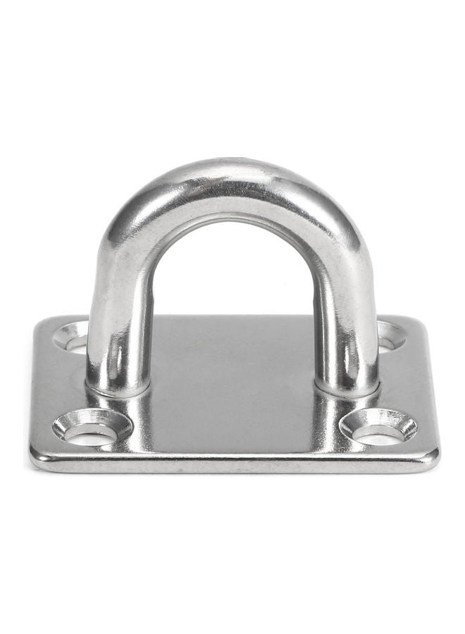 Generic 4 Pcs Pad Eye Plates Marine Hardware Multifunctional Wall Mount Hook Loops 304-m8 11 x 3.5 x 9cm - Image 5