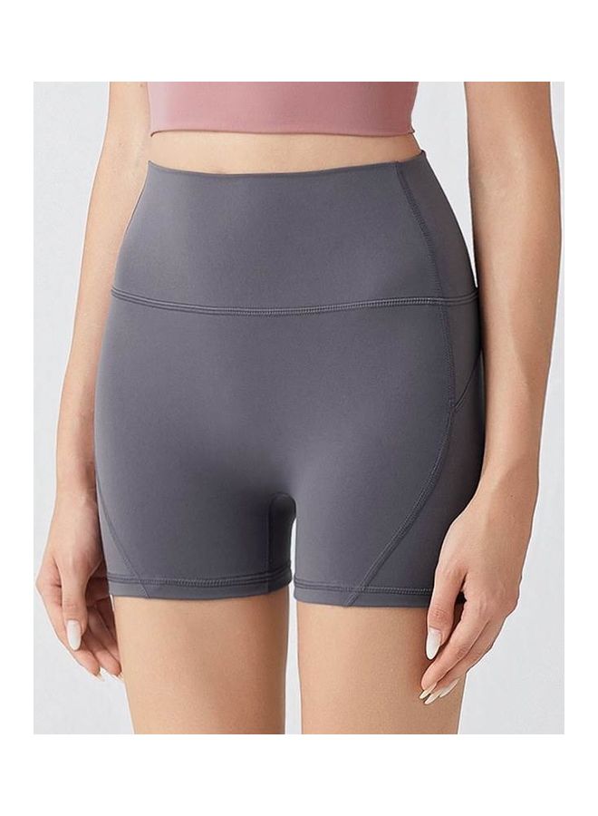 Generic Solid Skinny Yoga Shorts XL  - Image 1
