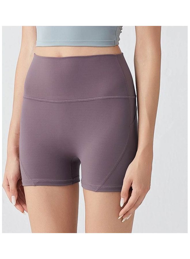 Solid Skinny Yoga Shorts M - Image 1