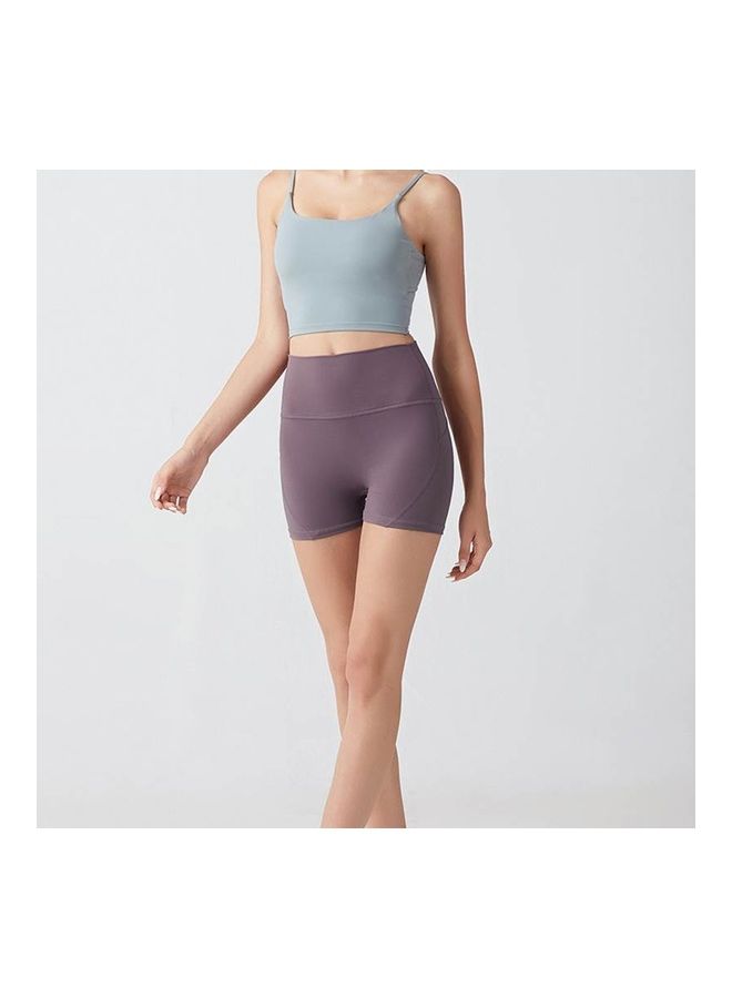 Solid Skinny Yoga Shorts M - Image 3