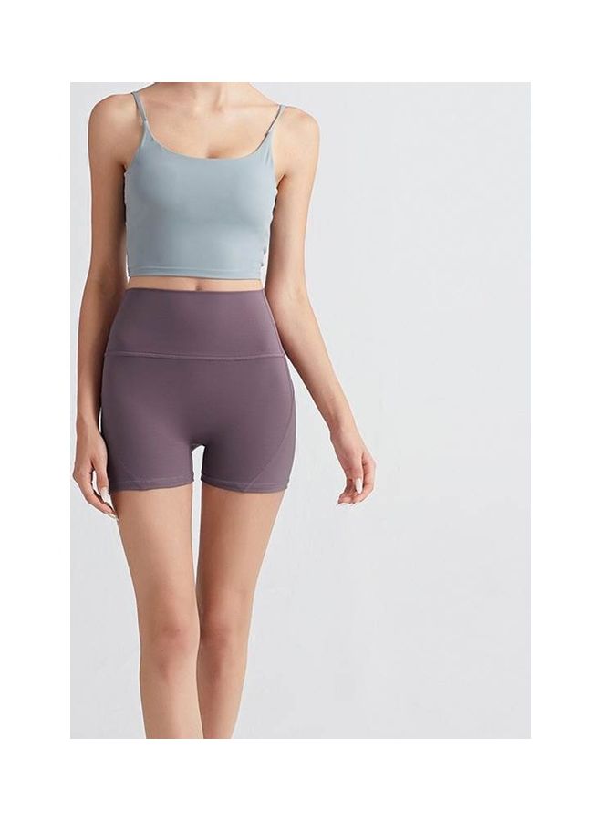 Solid Skinny Yoga Shorts M - Image 4