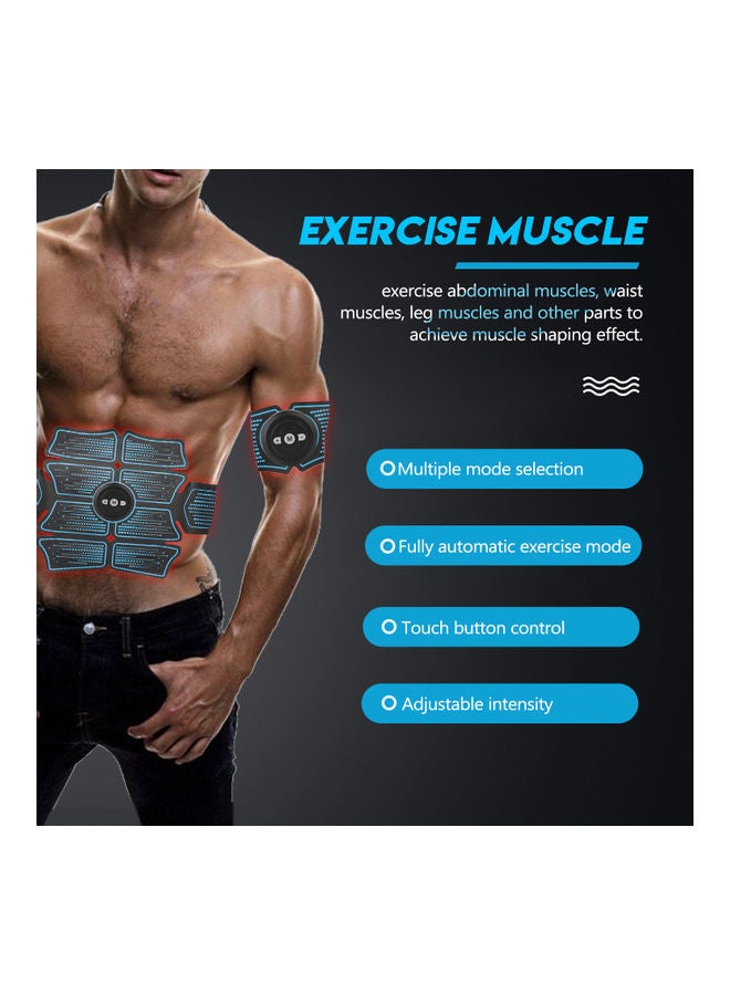 جهاز تدليك عضلات البطن متعدد الوظائف مزود بوسادة تدليك لنحت عضلات البطن والمنزل والبطن والذراع والساق 26 x 4.6 x 19سم - Image 3