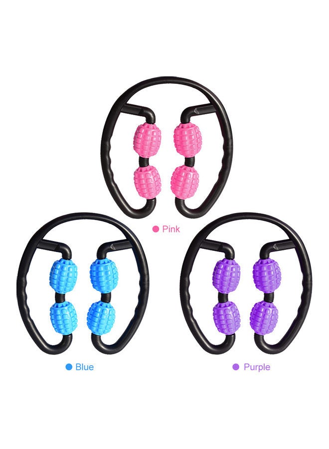 4 Wheel Trigger Point Massage Roller For Arm Leg Neck Muscle Tissue Massager For Fitness Gym Yoga Pilates Sports - Image 4