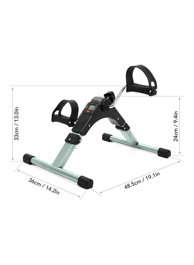 Generic Folding Fitness Pedal Stepper Exercise Machine LCD Display Indoor Cycling Bike With Adjustable Resistance For Home Office Gym 38 x 17.5 x 33cm  - Image 4