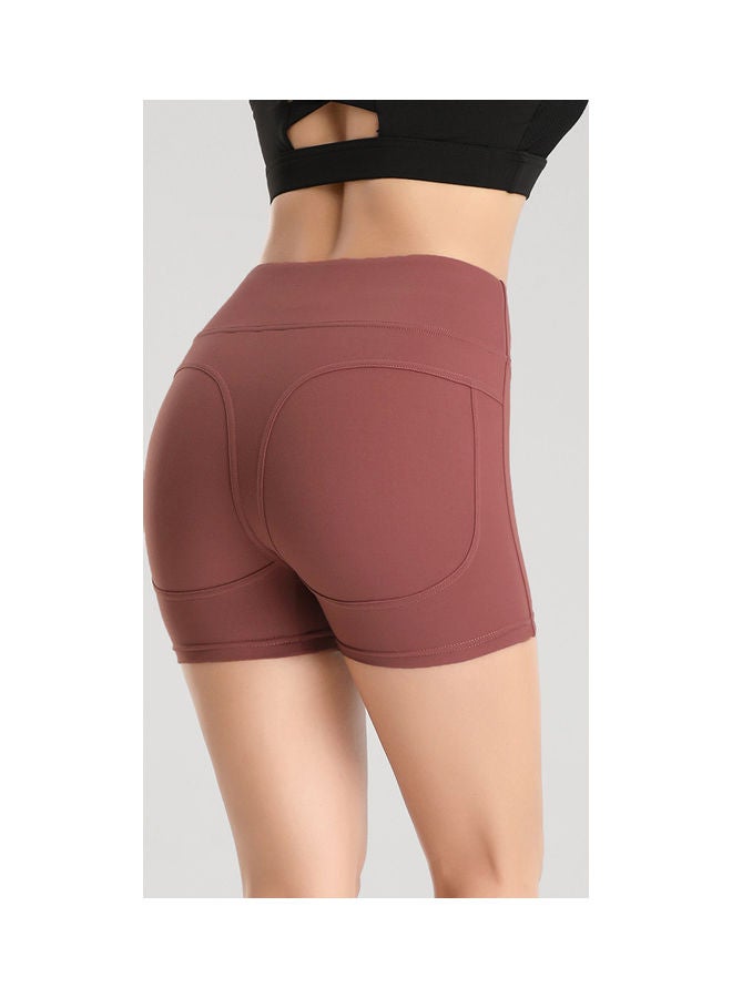 Generic High Waist Bodycon  Sports Shorts  - Image 1