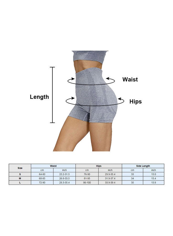 Generic Seamless Bodycon Sports Shorts  - Image 5