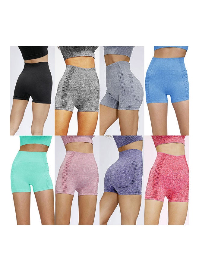 Seamless Bodycon Sports Shorts - Image 5