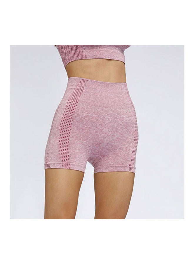 Seamless Bodycon Sports Shorts - Image 1