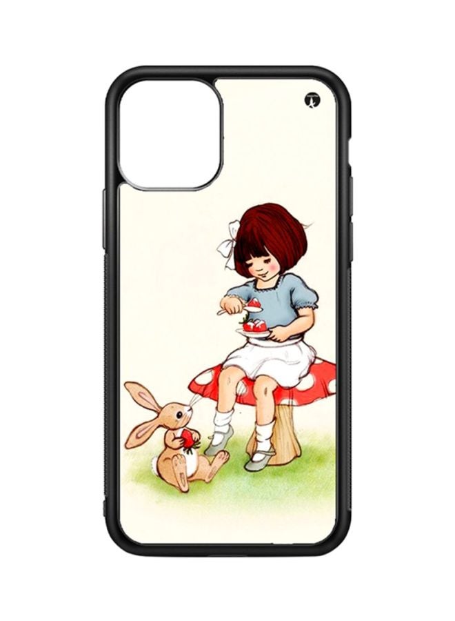 BP Protective Case Cover For Apple iPhone 11 Pro Max A Girl (Black Bumper)