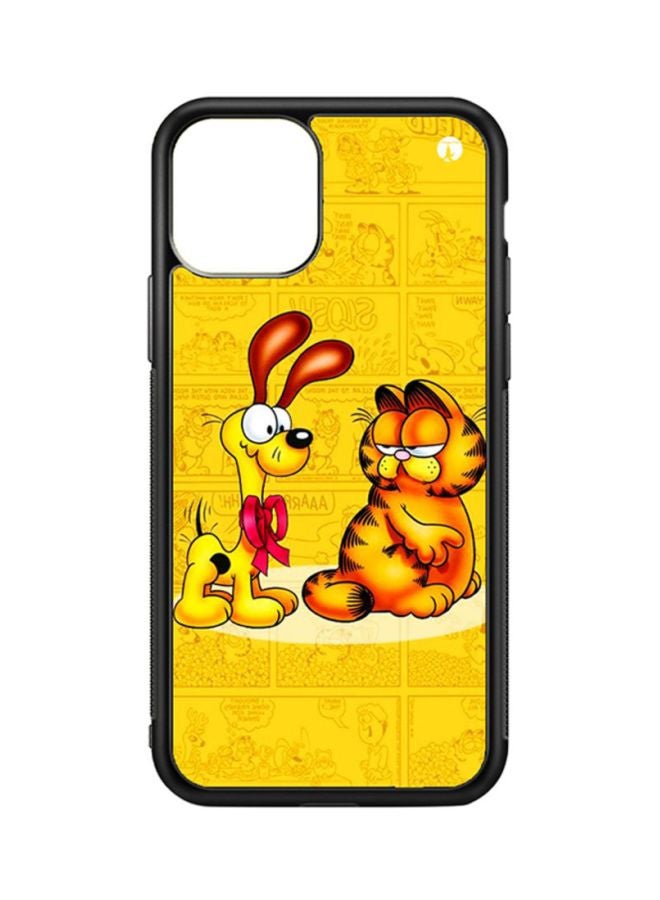 BP Protective Case Cover For Apple iPhone 11 Garfield (Black Bumper)