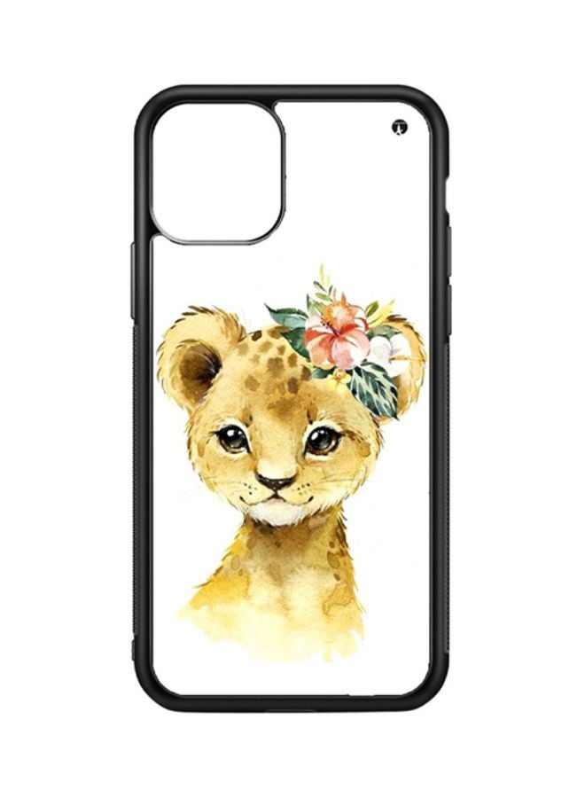 BP Protective Case Cover For iPhone 11 Pro A Cheetah (Black Bumper)