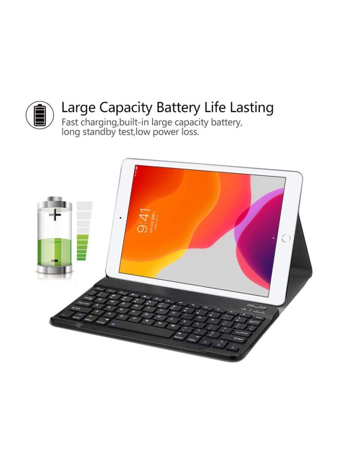 Wireless Keyboard Case For Apple iPad 10.2(2019) Black - Image 2