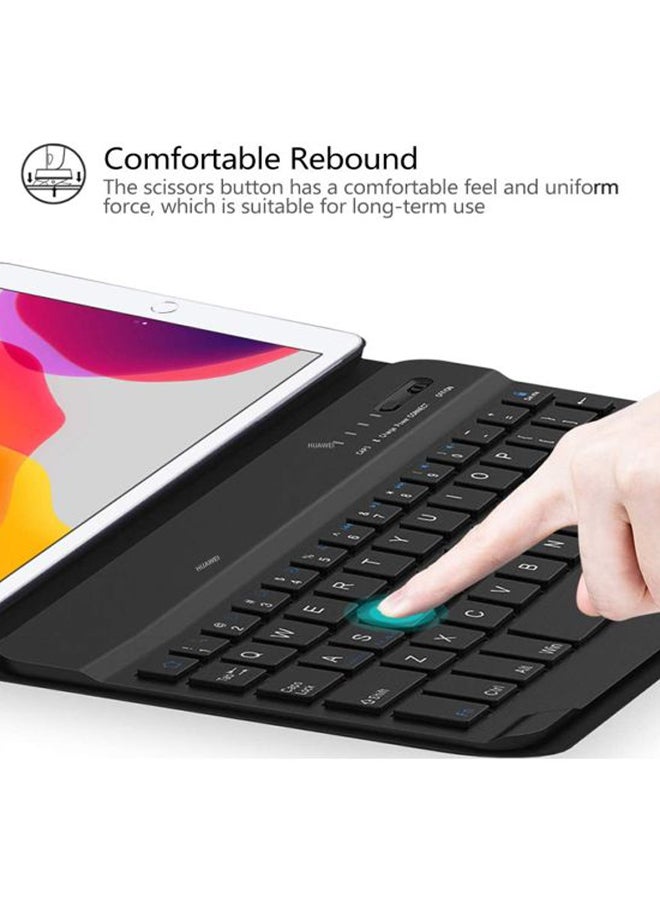Wireless Keyboard Case For Apple iPad 10.2(2019) Black - Image 3