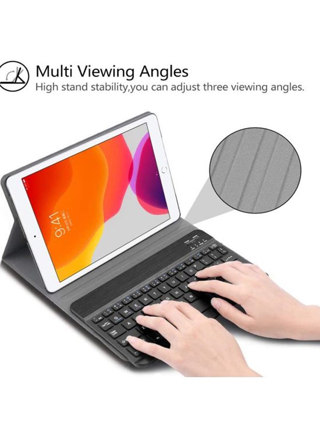 Wireless Keyboard Case For Apple iPad 10.2(2019) Black - Image 4
