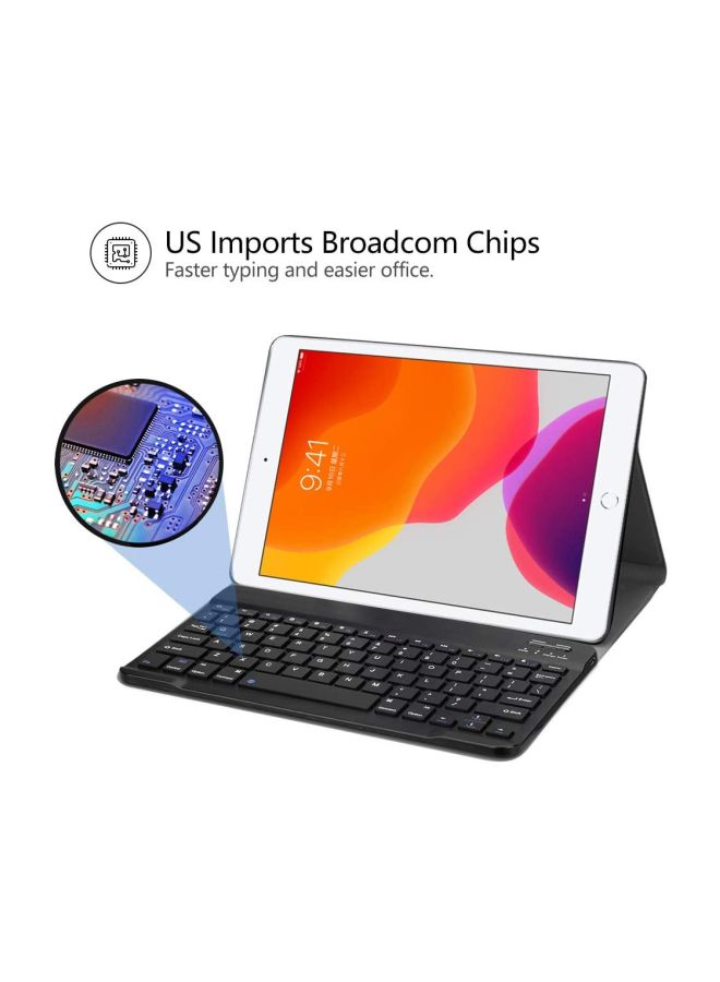 Wireless Keyboard Case For Apple iPad 10.2(2019) Black - Image 5