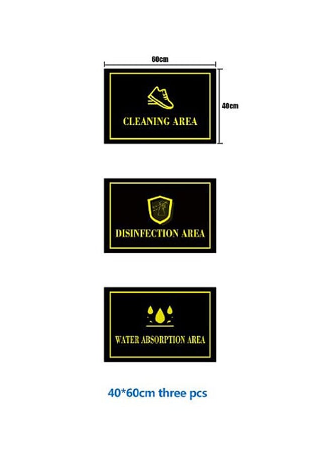 AV 3-Piece Disinfection Mat Black 60x40cm - Image 5