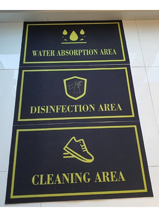 AV 3-Piece Disinfection Mat Black 90x50cm - Image 2