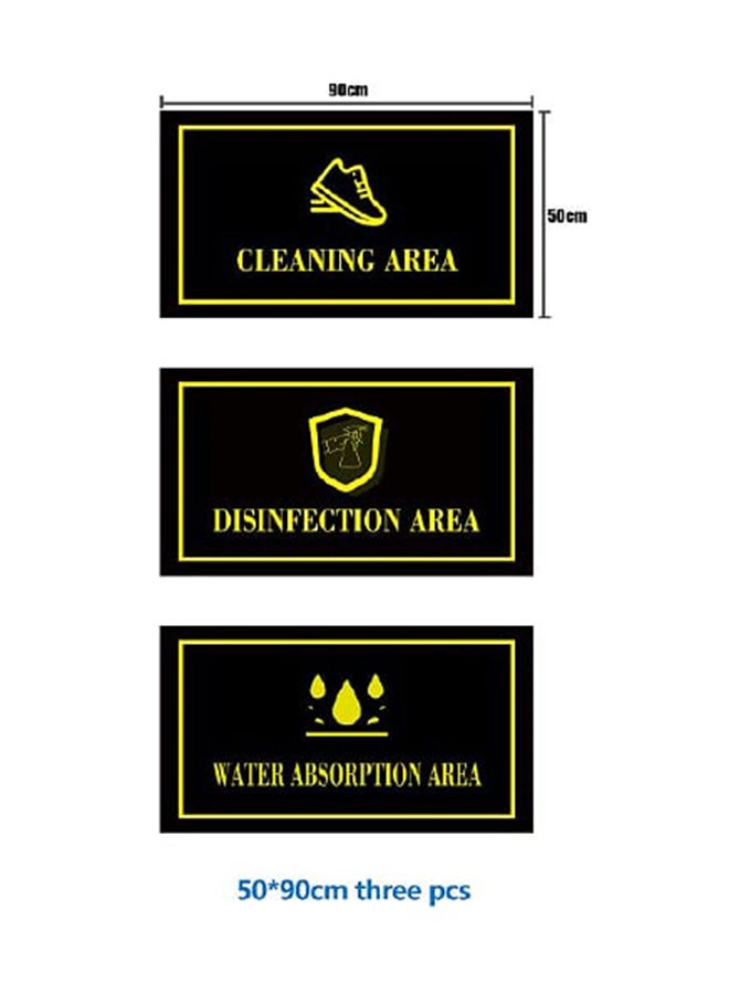 AV 3-Piece Disinfection Mat Black 90x50cm - Image 5