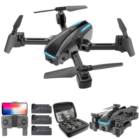 CSJ S177 RC Drone With 4K  Dual Camera WIFI FPV Gesture Quadcopter 26*8.5*20.5cm