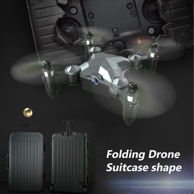 Generic - DH-120 RC With Camera 480P Wifi FPV Mini Drone Foldable Quadcopter Indoor Toy 20.5*6.5*13cm - Image 1