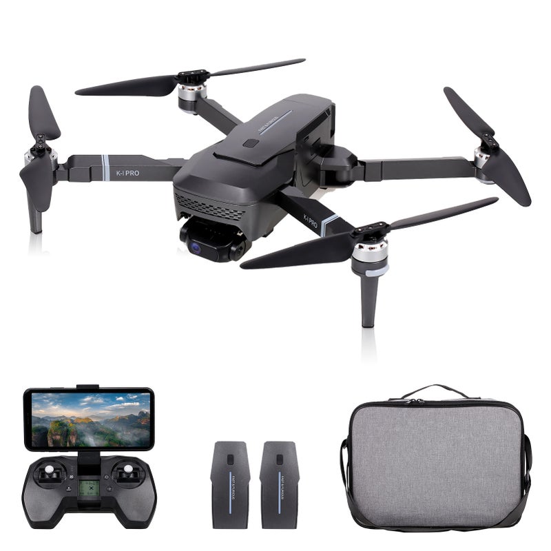 VISUO - K1 PRO GPS RC Drone 2-axis 5G Wifi FPV Quadcopter Bag Included 32*11*24cm - Image 1