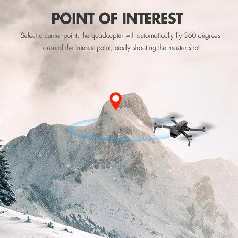 VISUO - K1 PRO GPS RC Drone 2-axis 5G Wifi FPV Quadcopter Bag Included 32*11*24cm - Image 1