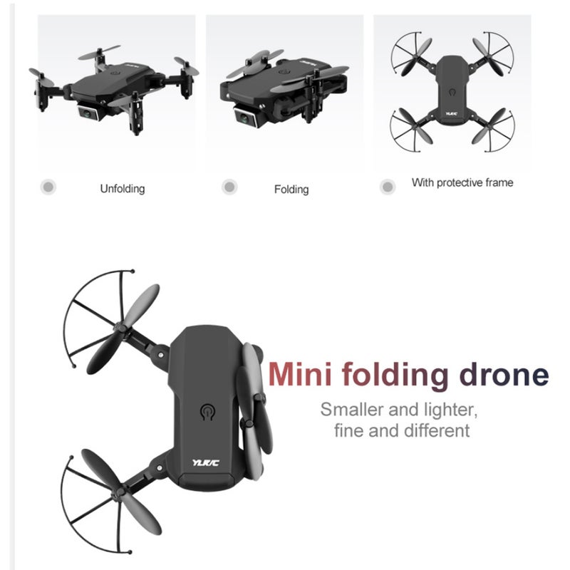 Generic - S66 RC Drone With 4K Dual Camera Optical Flow Positioning 20*5.5*10cm - Image 1
