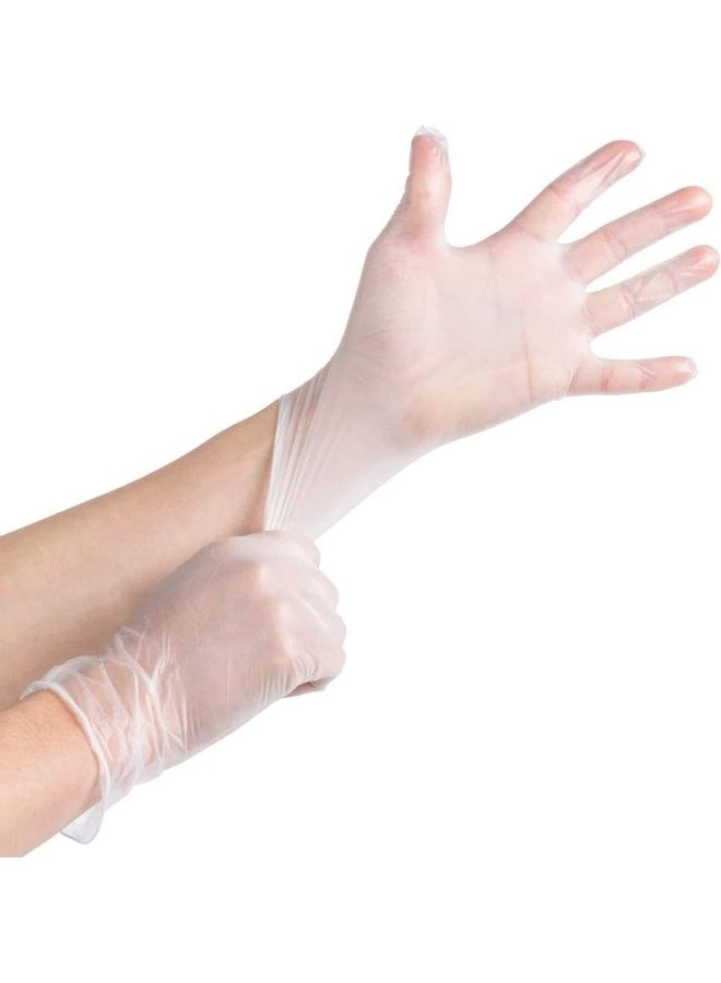 High Quality Disposable Vinyl Hand Gloves Clear Largecm Clear Largecm - Image 4