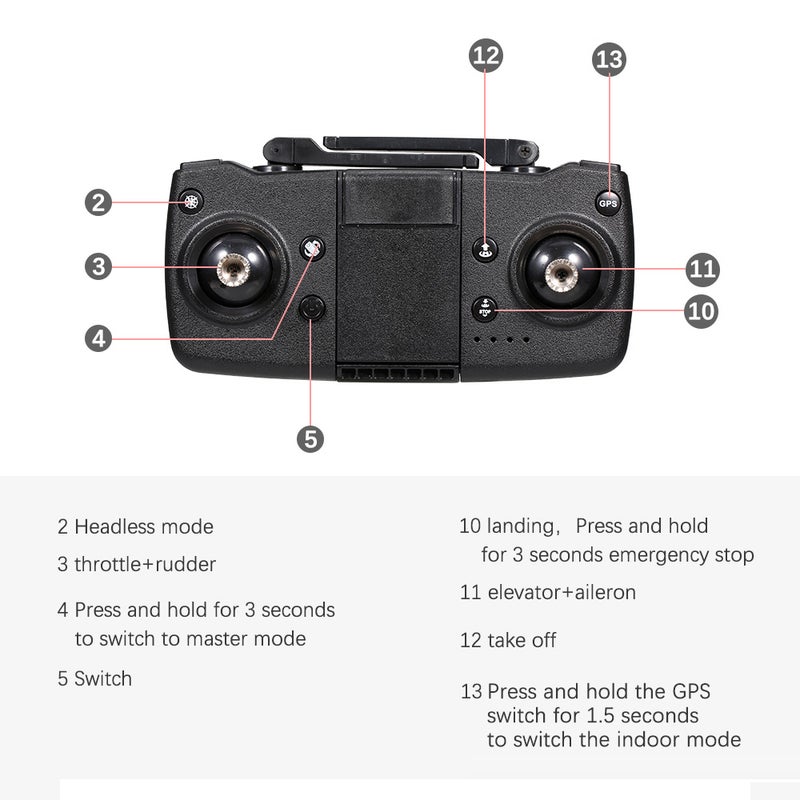 null - KK13 RC Drone With Camera 4K 5G WIFI 2-axis Gimbal Brushless 120°Wide Angle - Image 1