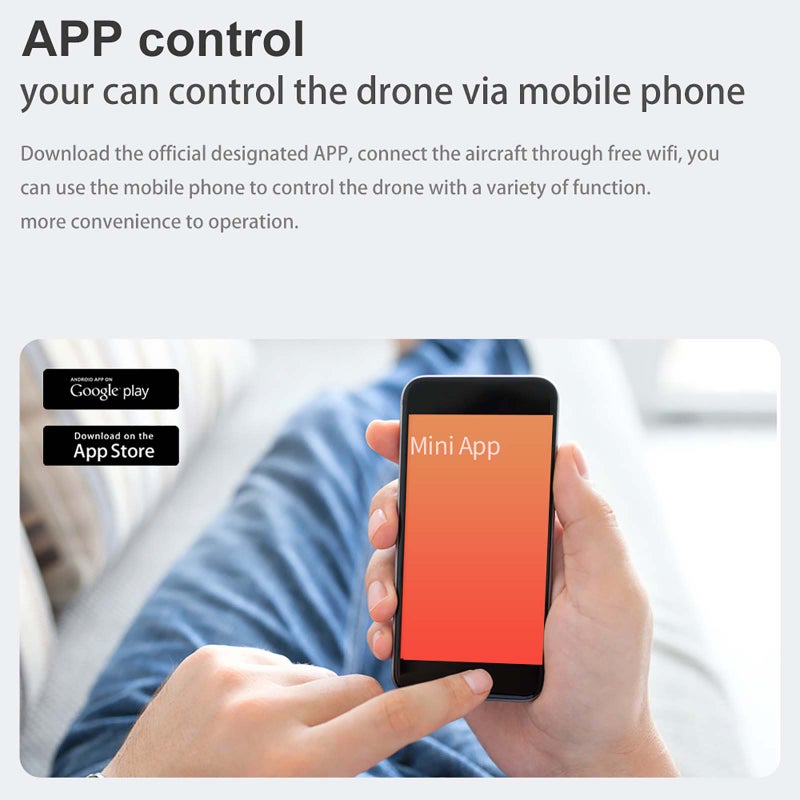 LS-MIN Mini Drone RC Quadcopter 480P Camera 360° Flip 6-Axis Gyro