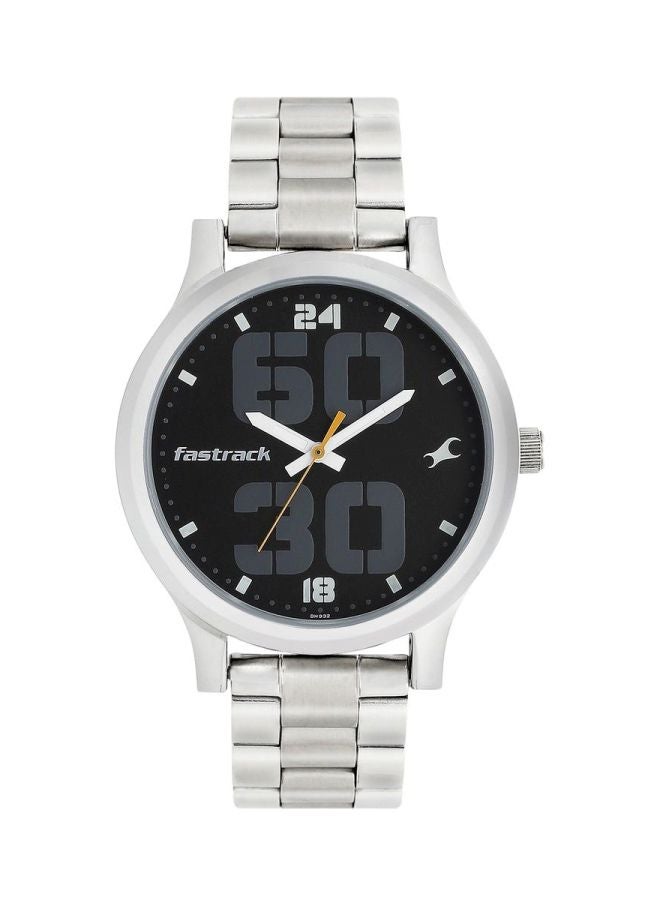 fastrack - Boys' Stainless Steel Round Analog Wrist Watch 38051SM07 - Image 1