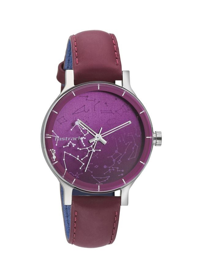 fastrack Girls' Leather Analog Watch T6192SL01 