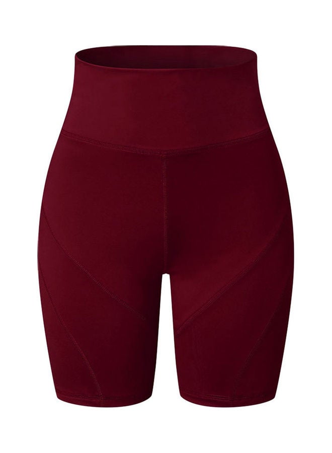 Generic Summer Elastic High Waist Pants Workout Running Shorts L 20 x 3 x 15cm  - Image 5