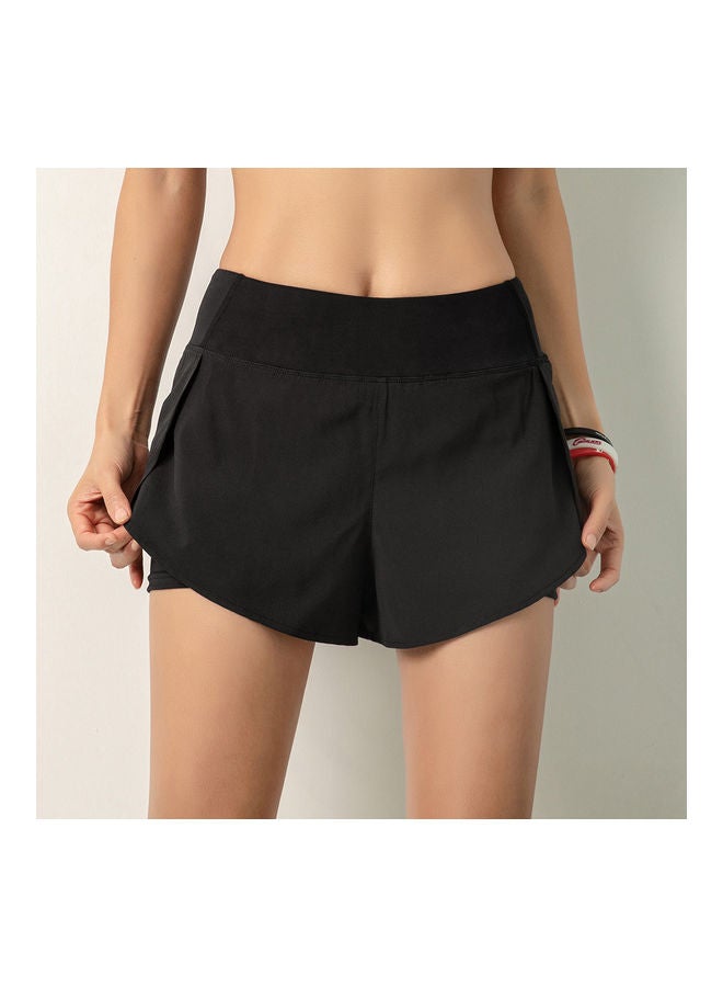 Generic Running Shorts 2-In-1 With Pocket Wide Waistband Coverage Layer Compression Liner Lounging XL 20 x 3 x 18cm  - Image 3