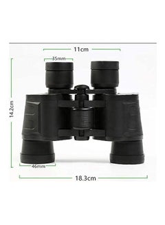 Generic 8 X 40 Outdoor Waterproof Binocular Telescope Portable Folding  For Fishing Traveling Vocal Concert Black  - Image 3