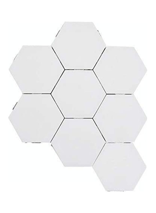 طقم مصابيح LED مغناطيسية مبتكرة حساسة للمس ومكون من 10 قطع أبيض 22.4 x 17.6 x 12.2سم  - Image 1
