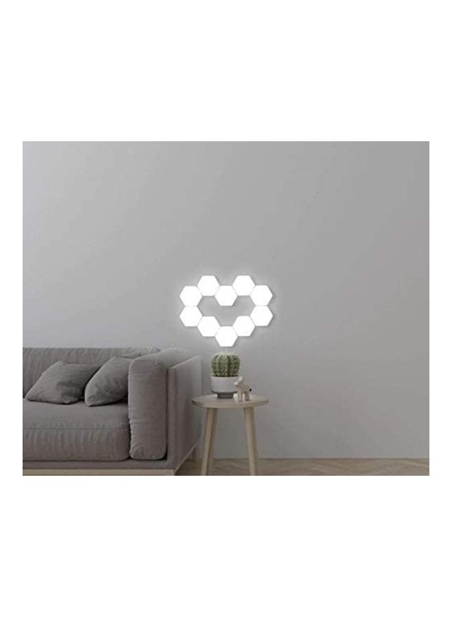 طقم مصابيح LED مغناطيسية مبتكرة حساسة للمس ومكون من 10 قطع أبيض 22.4 x 17.6 x 12.2سم  - Image 3