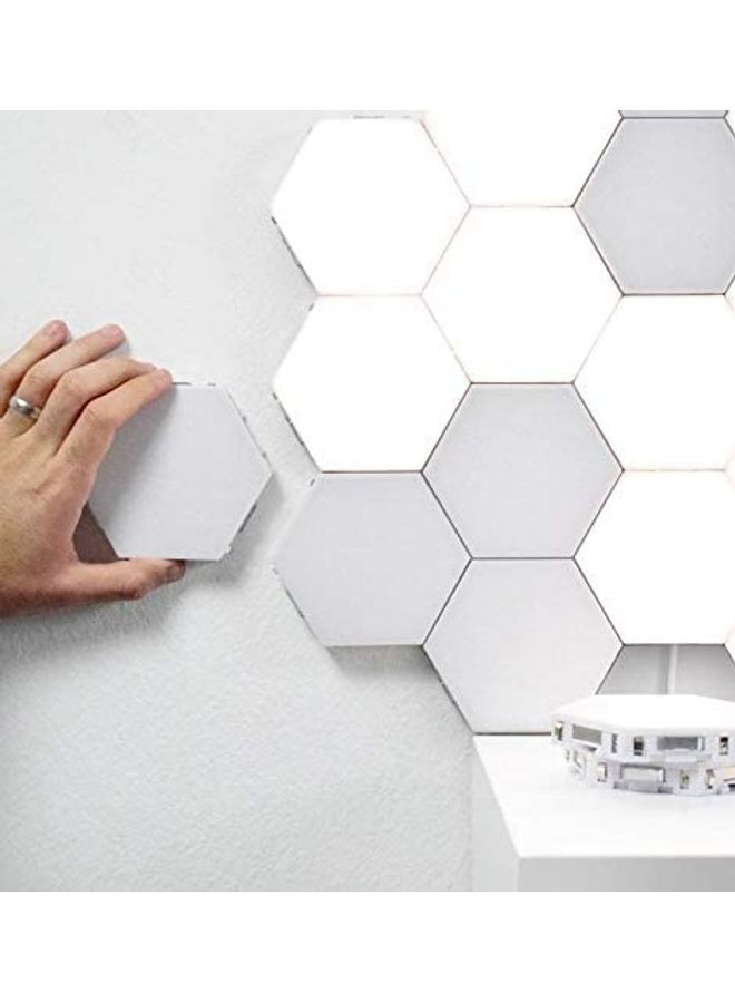 طقم مصابيح LED مغناطيسية مبتكرة حساسة للمس ومكون من 10 قطع أبيض 22.4 x 17.6 x 12.2سم  - Image 4
