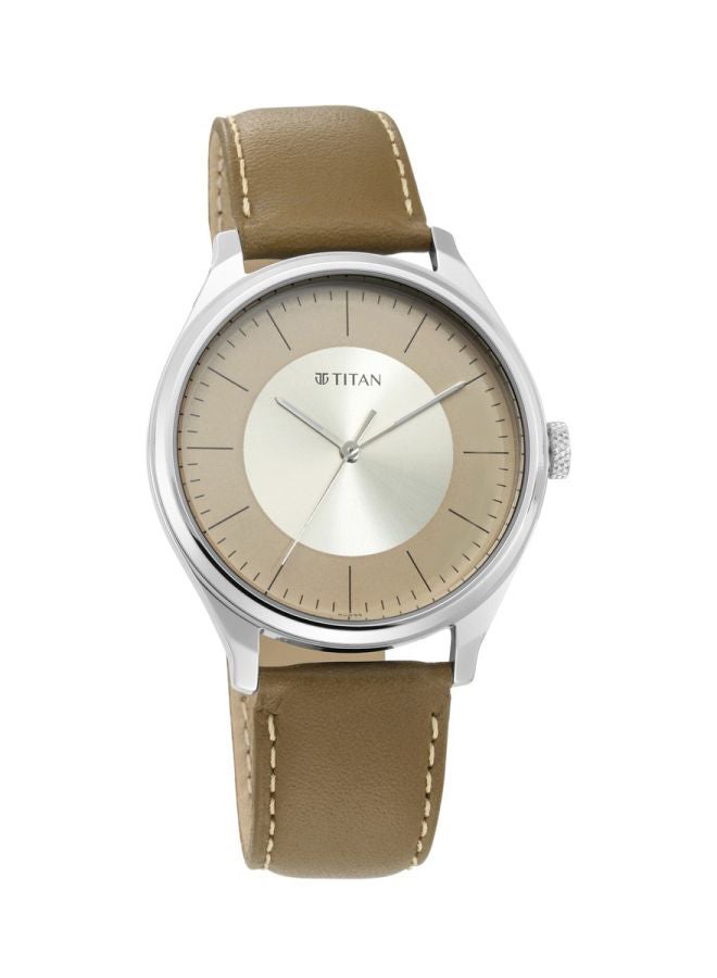 TITAN Men's Leather Analog Watch T1802SL09  - Image 3