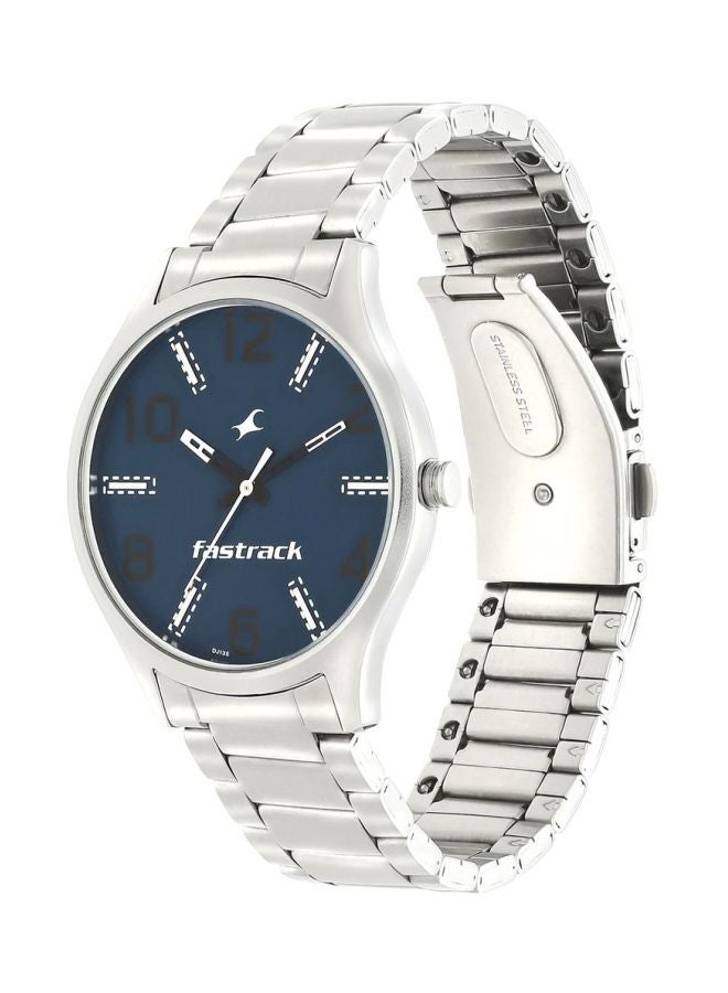 فاستراك ساعة يد بعقارب وسوار مصنوع من الاستانلس ستيل طراز 3184SM01 للأولاد - Image 4