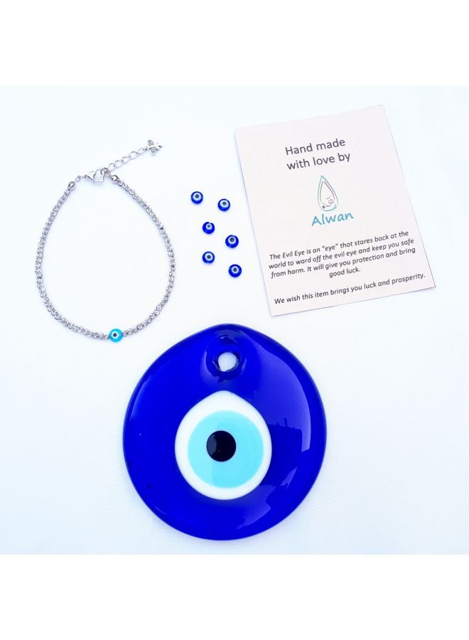 Alwan - Evil Eye Beaded Anklet - Image 1