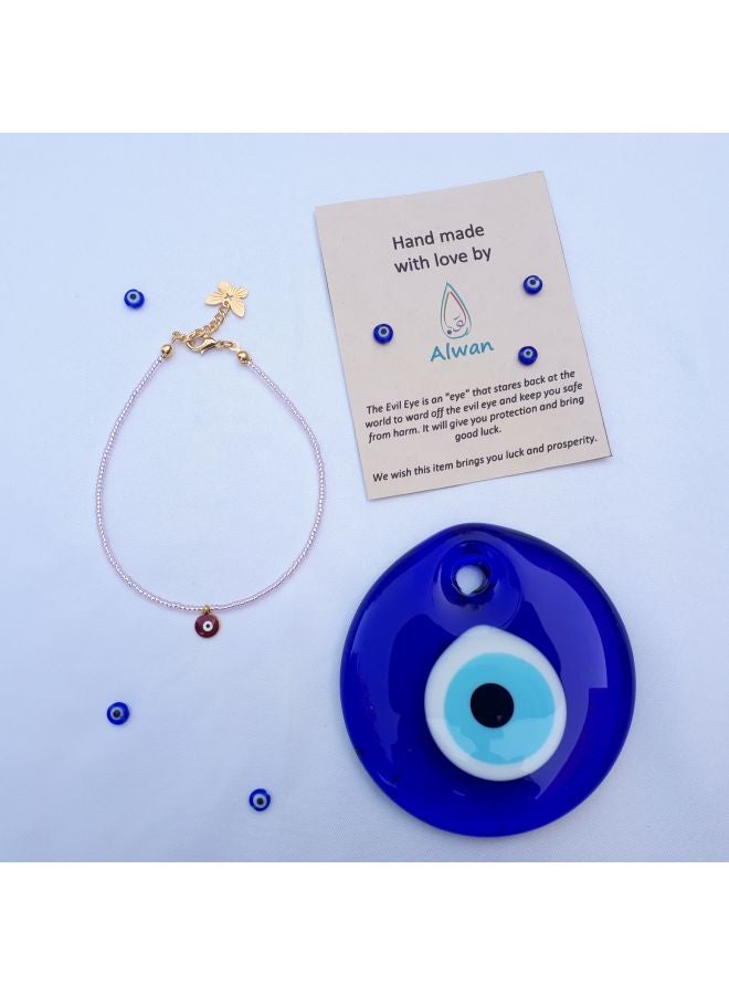 Evil Eye Beaded Anklet