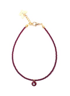 Evil Eye Beaded Anklet